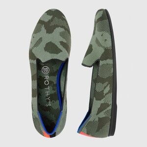 Rothy's Green Camouflage Flats